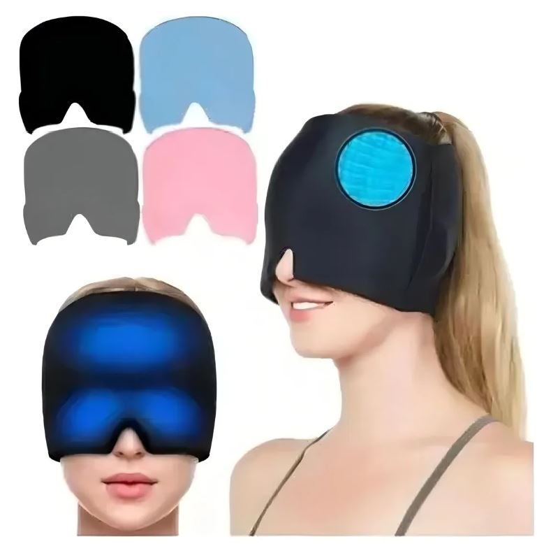 Gorro Terapéutico de Gel 360° – Alivio Instantáneo para Migraña y Estrés