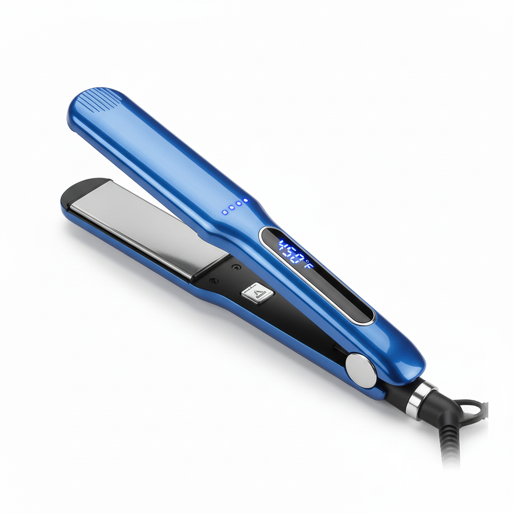 Plancha Nano Titanium Profesional 450° – Alisado Perfecto en Minutos